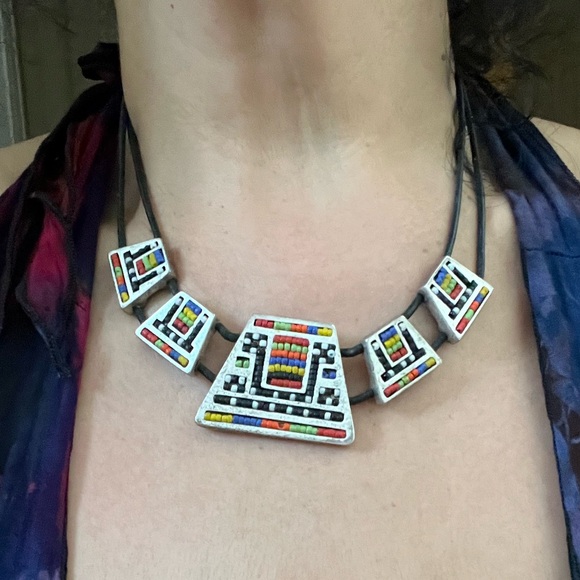 Vintage Jewelry - Vintage Native American Style Necklace